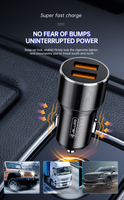 JELLICO Kfz-Ladegerät F9 36W 2xUSB QC3.0 schwarz